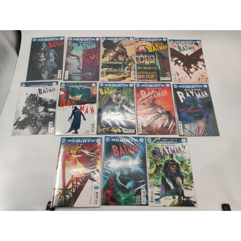 All-Star‎ Batman DC Rebirth Comic Lot Issues 1-12 14 Scott Snyder Romita Jr Jock